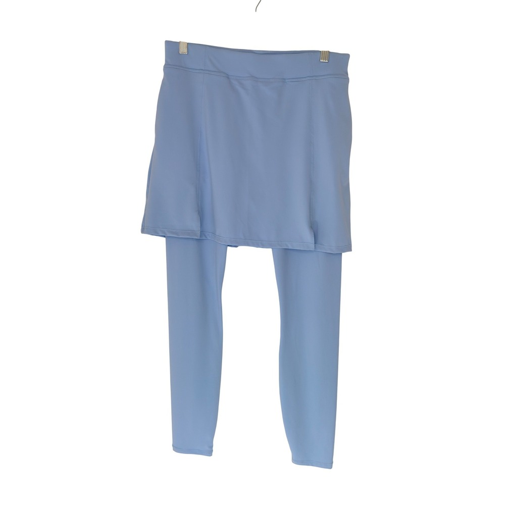 RNWK Skirted Legging Periwinkle Blue Pull On Stretch Performance Golf Medium